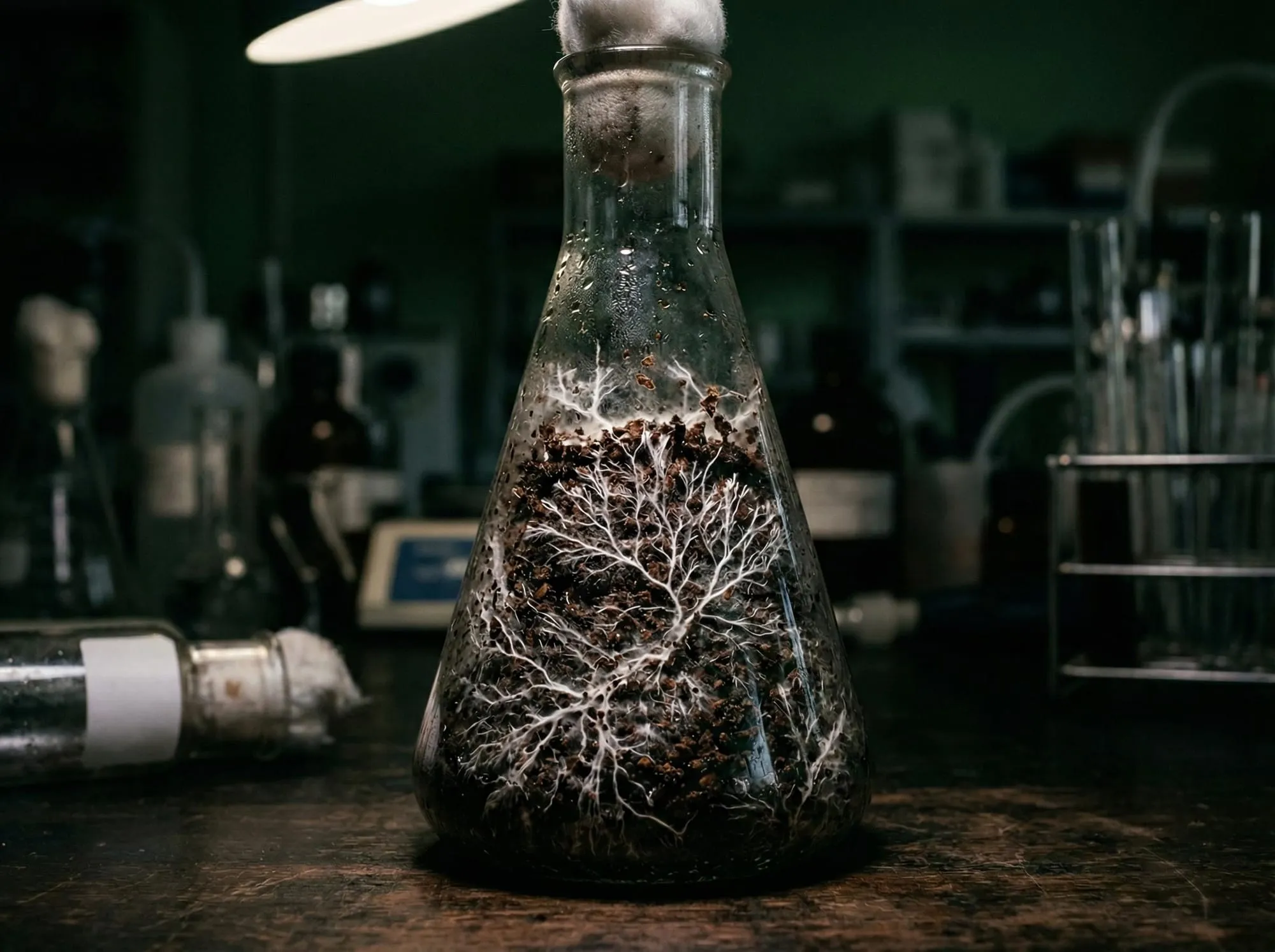 Certified mycelial inoculum produced in accordance with the Dutch Genetic Stability Standard.