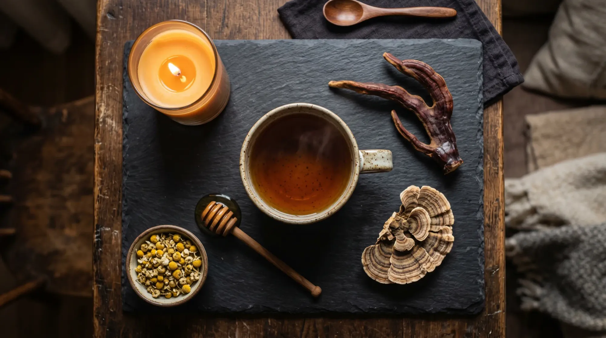 The Evening Mushroom Protocol: Reishi and Turkey Tail