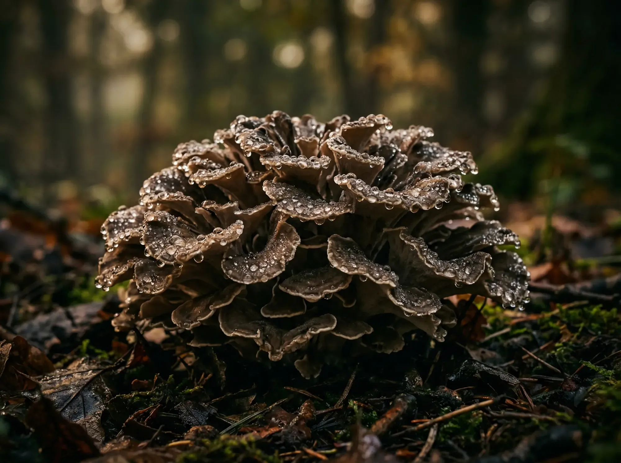 D-Fraction, the key bioactive proteoglycan extracted from Maitake mushrooms.