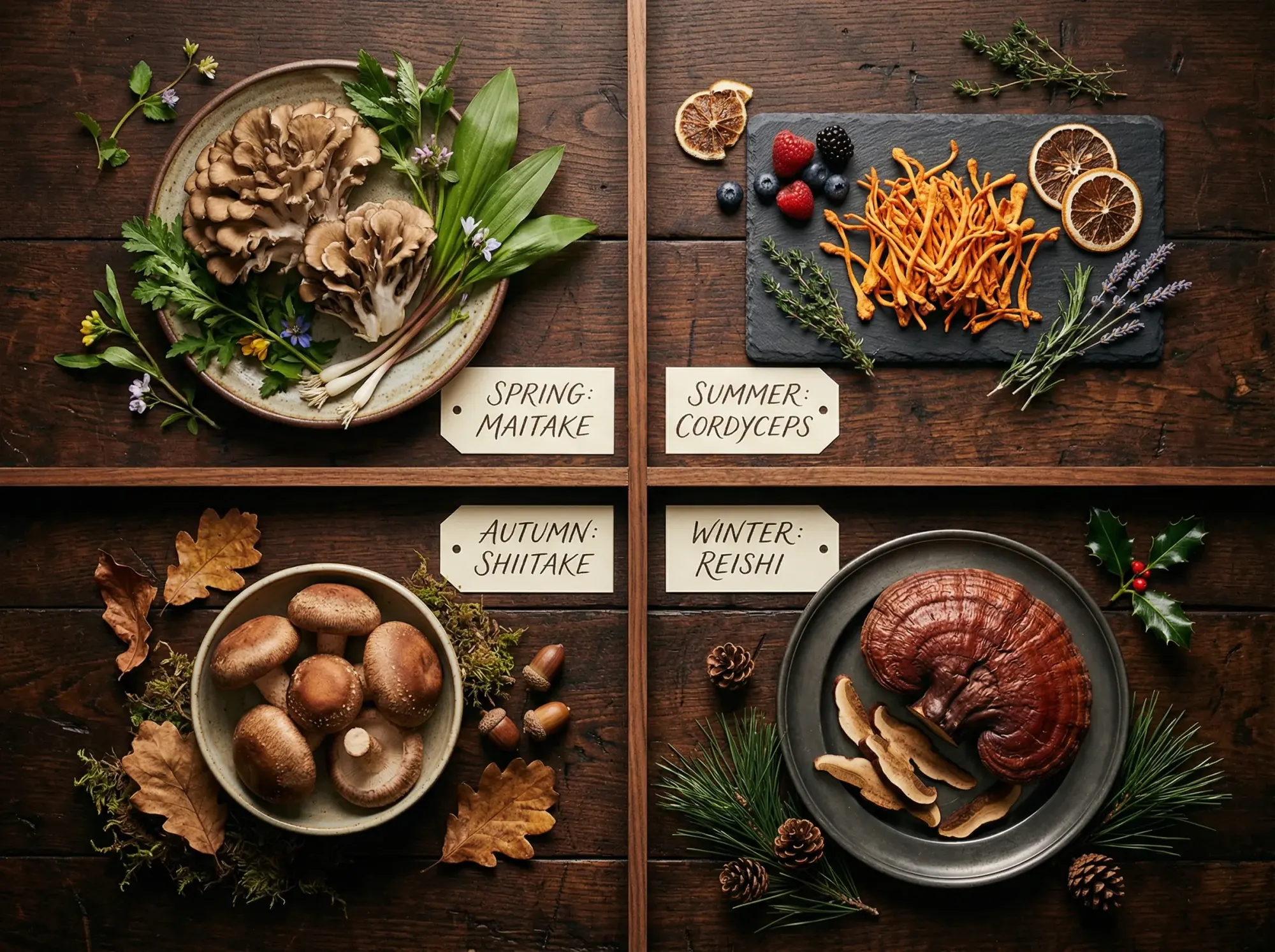 Seasonal Mushroom Calendar: A Year-Round Utilization Protocol