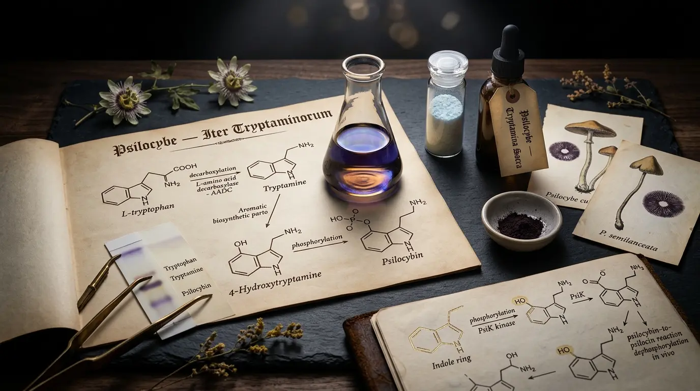 Psilocybin Biosynthesis: Unraveling the Tryptamine Pathway in Mushrooms