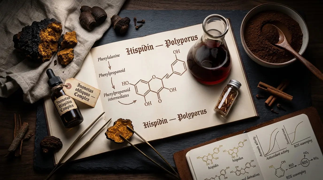Hispidin and the Polyphenolic Landscape of Chaga and Phellinus Mushrooms