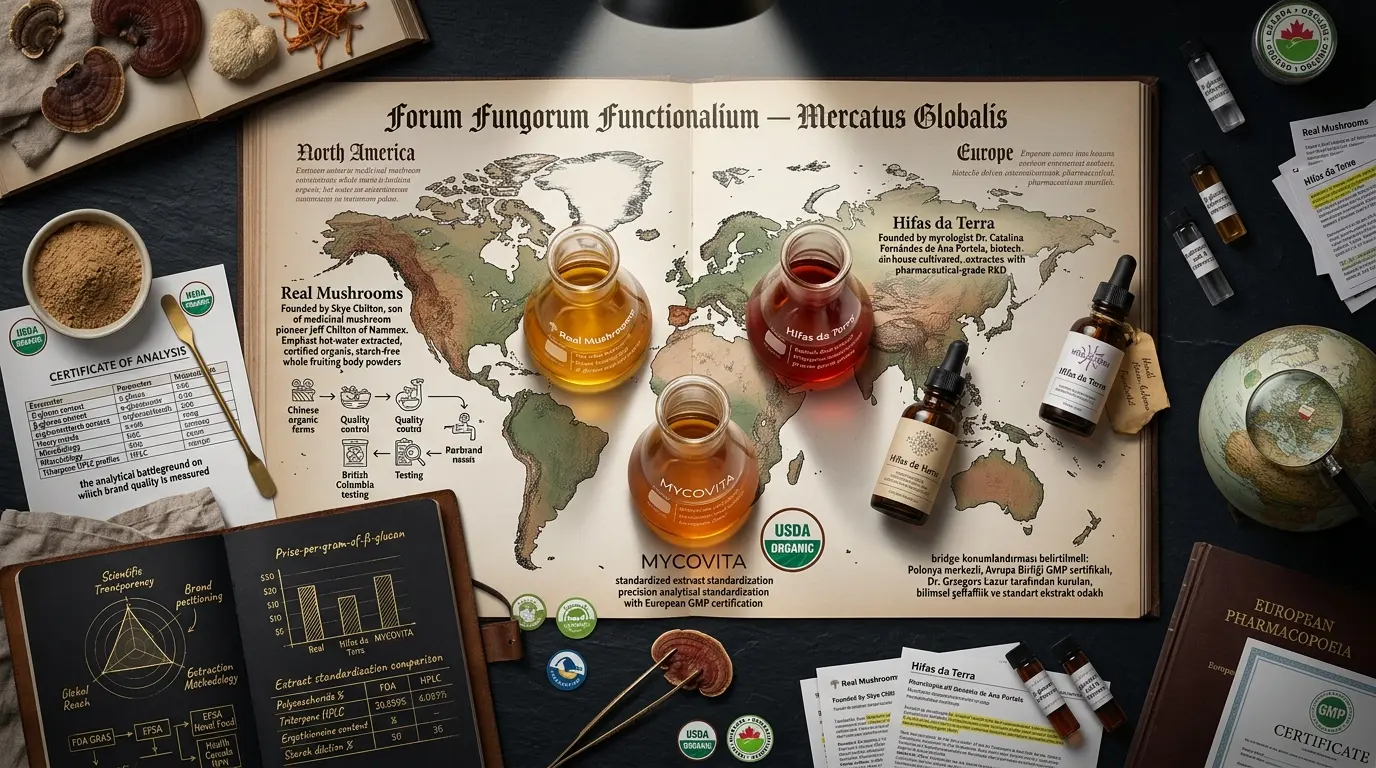 The Global Functional Mushroom Market: Profiling Real Mushrooms, Hifas da Terra, and MYCOVITA