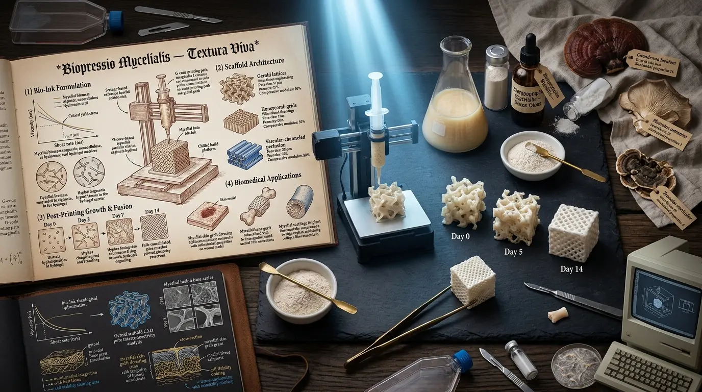 Mycelium-Infused 3D Bioprinting for Next-Generation Tissue Engineering