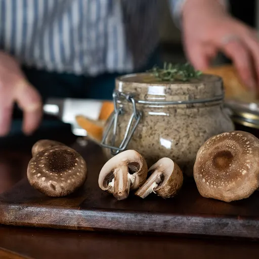 “Cevizli Mantar Ezmesi” başlıklı tarifin fotoğrafı (Mushroom Council)