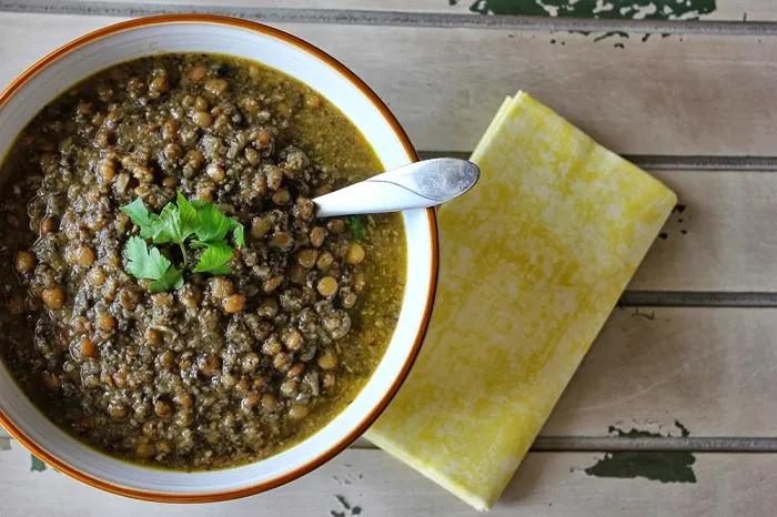 “Mantarlı Yeşil Mercimek Çorbası” başlıklı tarifin fotoğrafı (Mushroom Council)