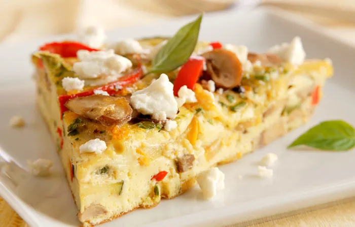 “Sebzeli Mantarlı Frittata” başlıklı tarifin fotoğrafı (Mushroom Council)