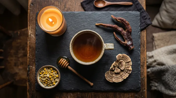 Reishi ve Turkey Tail ile Akşam Mantar Protokolü