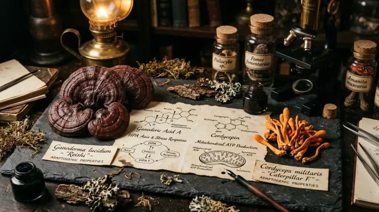Reishi vs Cordyceps: Adaptojenik Profil Karşılaştırması