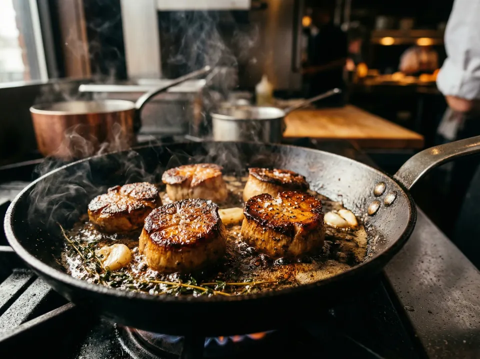 King Oyster Mantarı Mutfak Kullanımı — Scallop Dokusu Tekniği
