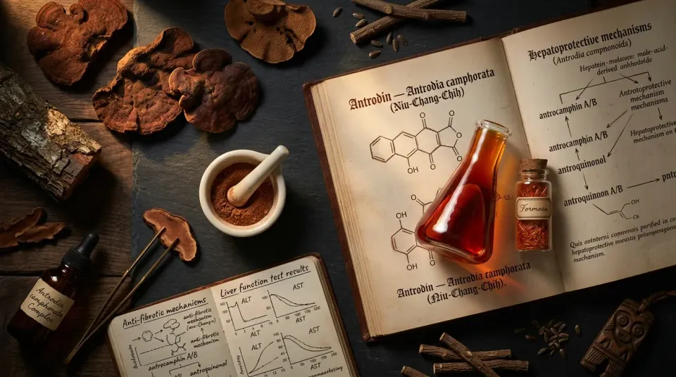 Antrodin: Antrodia camphorata Hepatoprotektif Profili