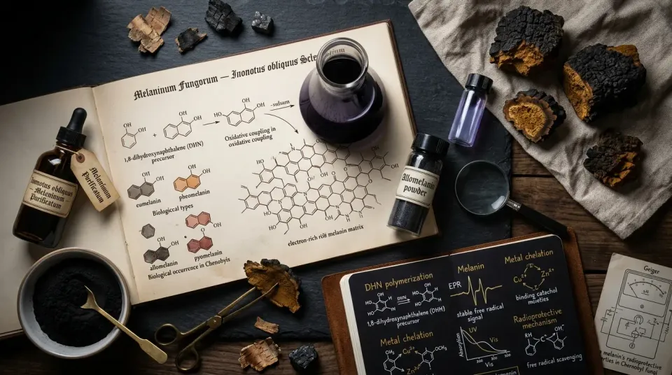 Melanin ve Mantarlar: Chaga Pigmentinin Kimyası