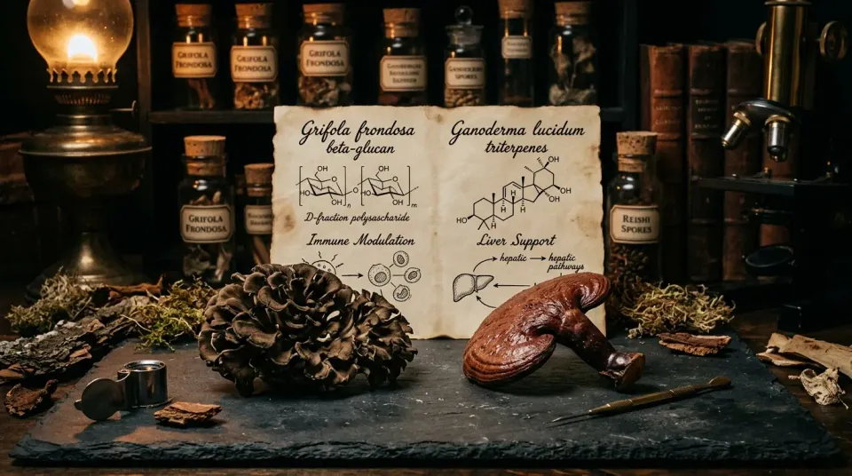 Maitake vs Reishi: Beta-Glukan ve Triterpen Profil Karşılaştırması