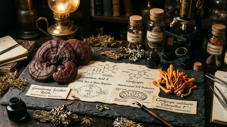 Reishi vs Cordyceps: Adaptojenik Profil Karşılaştırması